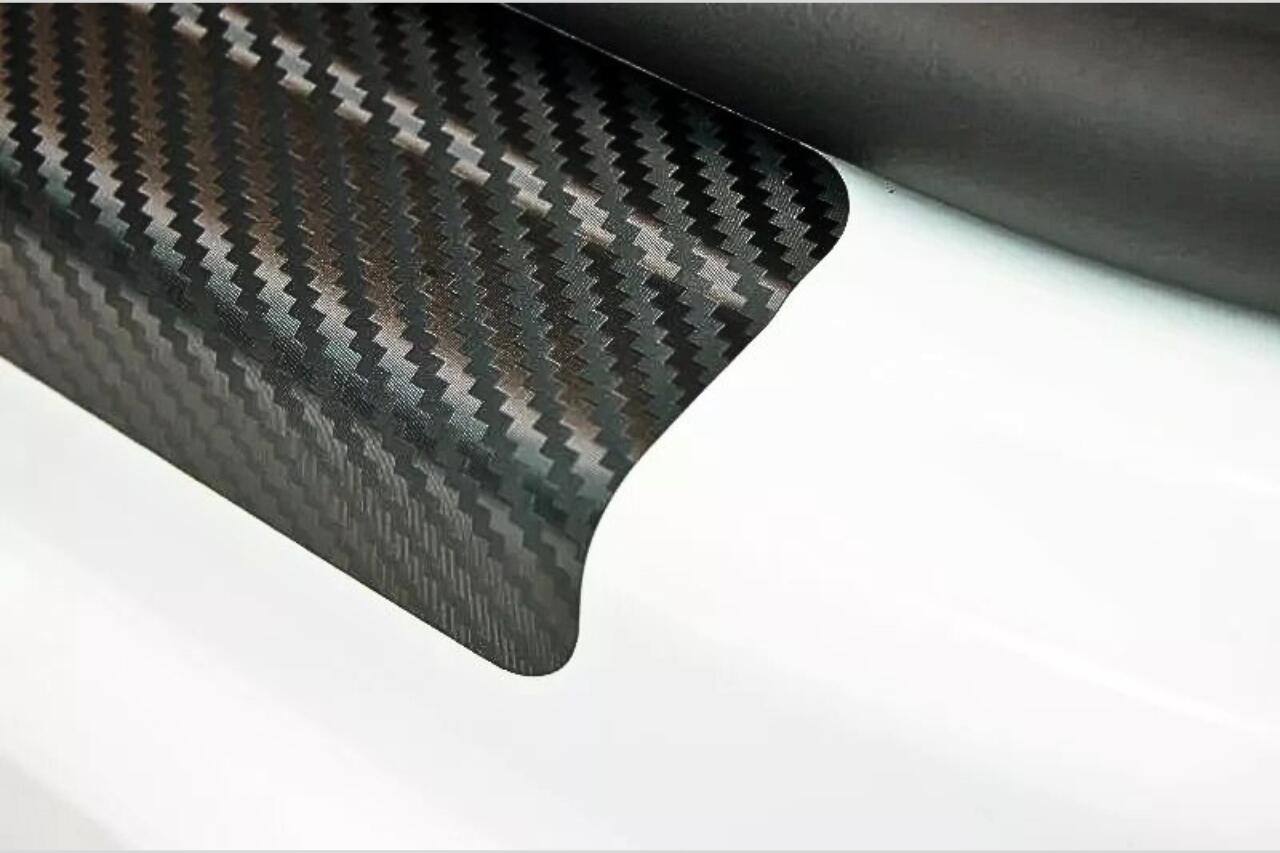 Einstiegsleisten Schutzfolien für SUZUKI SX4 S CROSS (BJ 2013–2021) aus PVC 3D Schutzfolie Carbon