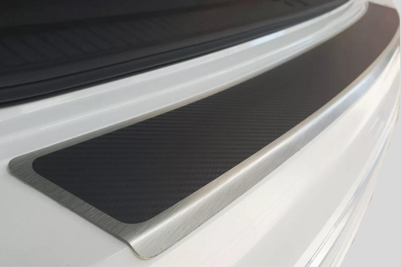 Ladekantenschutz für SMART FORFOUR W453 (BJ 2014–2021) – Aluminium eloxiert, Titan gebürstet,