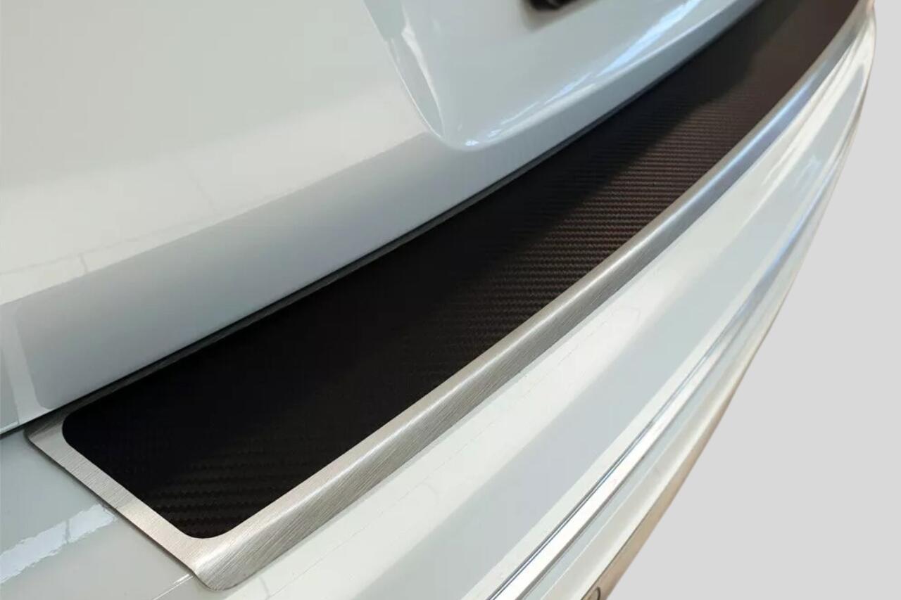 Ladekantenschutz für SMART FORFOUR W453 (BJ 2014–2021) – Aluminium eloxiert, Titan gebürstet,