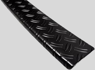 FORD TOURNEO CONNECT 2 Ladekantenschutz Riffelblech Schwarz Riffel
