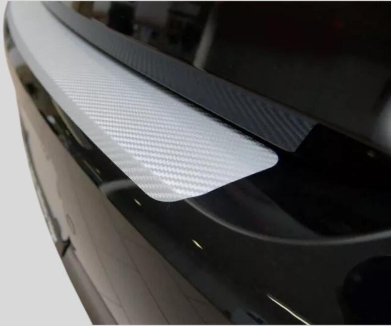Ladekantenschutz für SKODA ENYAQ iV (BJ 2020–) aus PVC 3D Schutzfolie Carbon silber - SKODA ENYAQ iV