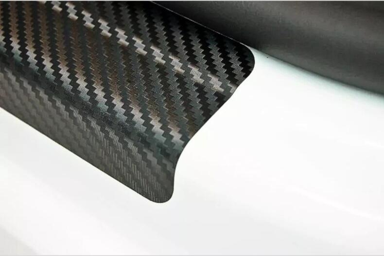 Einstiegsleisten Schutzfolien für SUZUKI SX4 S CROSS (BJ 2013–2021) aus PVC 3D Schutzfolie Carbon