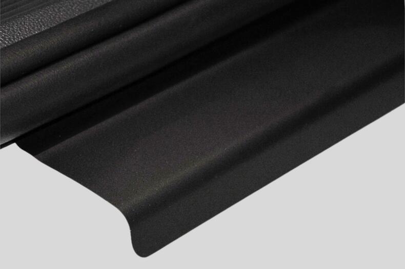 Einstiegsleisten Schutzfolien für VW POLO 6R 3Tuerer (BJ 2009–2014) aus PVC–Schutzfolie, schwarz