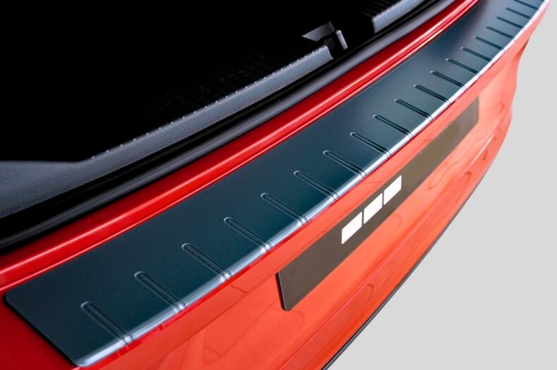 Ladekantenschutz für VW TAIGO (BJ 2021–) – Aluminium eloxiert & pulverbeschichtet, anthrazitgrau,